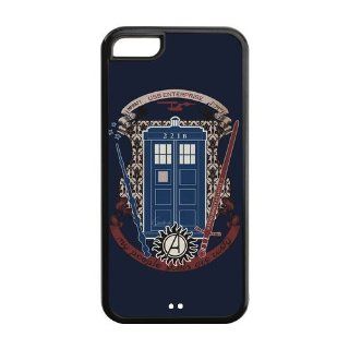 Doctor Who and Sherlock iPhone 5C Case New style Snap On Cover Computers & Accessories