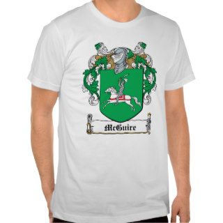 McGuire Family Crest T Shirts