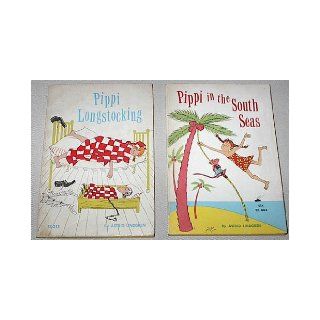 Pippi Longstocking 2 book set Pippi Longstocking (TX 215) & Pippi in the South Seas (TX 602) Astrid Lindgren, Louis S. Glanzman, Nancy Seligsohn, Gerry Bothmer, Florence Lamborn Books