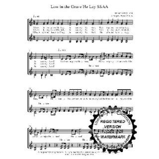 Low In The Grave He Lay 50 copies A capella SSAA Choral Sheet Music Acappella music arranged for 4 part female choir or quartet. 50 copies of the song included Robert Lowry, All Choral Works Books