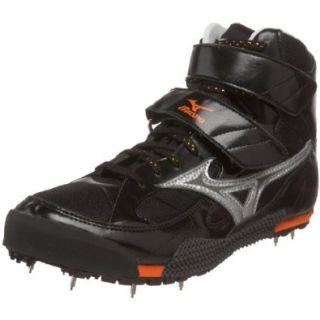 Mizuno Unisex Javelin Track Footwear,Anthracite/Silver Red Orange,US Women's 16.5/ US Men's 15 M Shoes