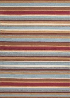 Addison and Banks AMZ_CO0233 Geometric Pattern Indoor/Outdoor Rug, 2 by 3 Inch, Red/Orange   Area Rugs