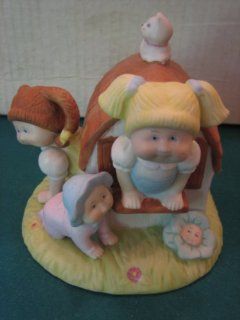 Cabbage Patch Kids Porcelain Figurine  "Girls Clubhouse"  (Limited Edition)   Collectible Figurines