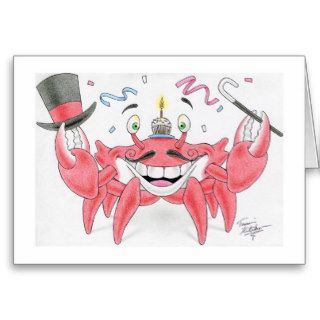 Birthday Crab Card