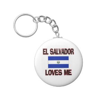 El Salvador Loves Me Keychains