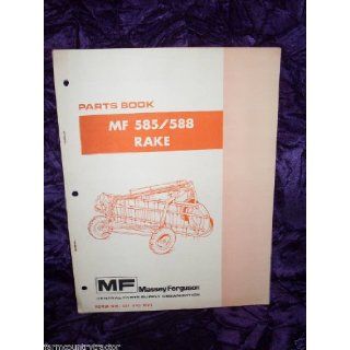 Massey Ferguson 585/588 Rake OEM Parts Manual Massey Ferguson Books