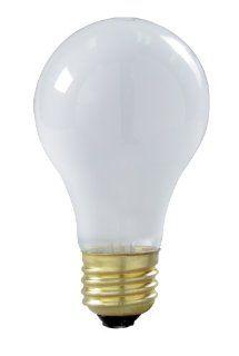 Satco S8517 75 Watt 605 Lumens A19 Incandescent Rough Service Light Bulb, 4 Pack    