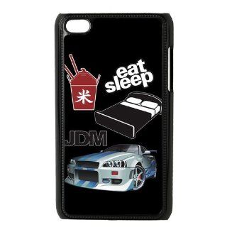 Customize Eat Sleep JDM Case for Ipod Touch 4   Players & Accessories