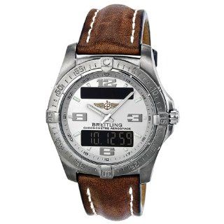 Breitling Aerospace Advantage Silver Dial Brown Leather Mens Watch E7936210 G606BRLT at  Men's Watch store.