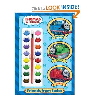 Friends from Sodor (Thomas & Friends) (Deluxe Paint Box Book) Golden Books, Hit Entertainment 9780375842924 Books