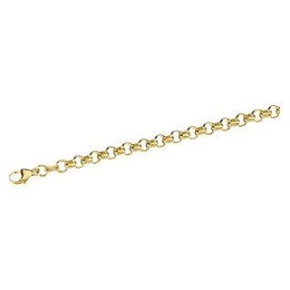 14K Yellow Gold 7 Inch Solid Rolo Bracelet Link Bracelets Jewelry