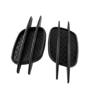 Amico Black Plastic Car Door Bumper Guard Shield 2 Pieces Automotive