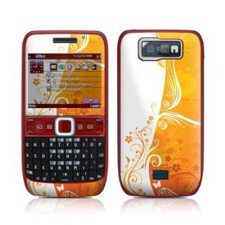 Orange Crush Design Decal Skin Sticker for the Nokia E63 Cell Phone Cell Phones & Accessories
