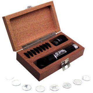 FOWLER 10X Pocket Optical Comparator Set   Model #52 664 609 MAGNIFICATION 10X Surface Roughness Comparators