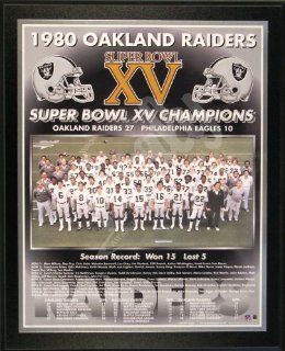 1980 Oakland Raiders Super Bowl Champions Healy Plaque  Sports & Outdoors