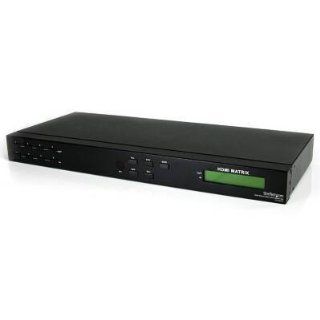 StarTech VS440HDMI 4 Port 4x4 HDMI Matrix Video Switch Splitter with Audio and RS232 Electronics