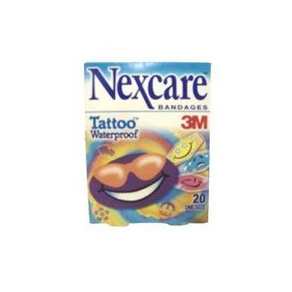 3M(TM) Nexcare(TM) Tattoo(TM) Waterproof Bandages, Cool Collection 594 25 (Assorted) 25 Bandages/Box [PRICE is per BOX] Health & Personal Care