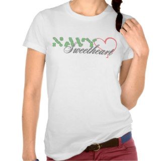 Navy Sweetheart Tee Shirt