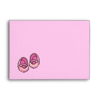 Baby shower (girl) envelope