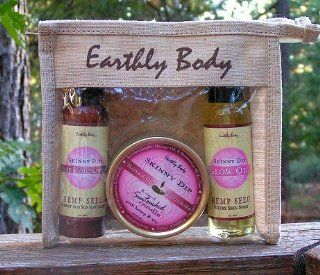 Earthly Body Massage Gift Bag  Skinny Dip 3 Pack  Beauty