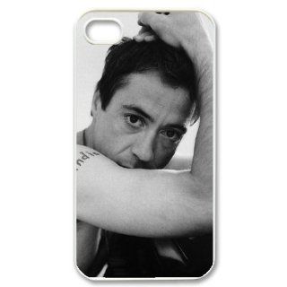 custom Robert John Downey Jr 596 Case for iPhone 4,4S Cell Phones & Accessories