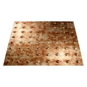 Fasade Dome 2 ft. x 2 ft. Bermuda Bronze Lay in Ceiling Tile L63 17