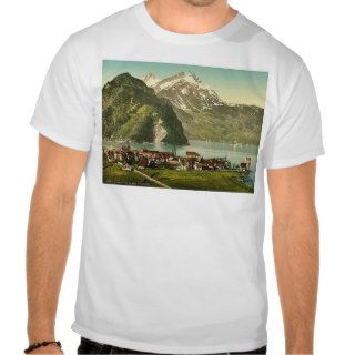 Stanstaad and Pilatus, Lake Lucerne, Switzerland c T Shirts