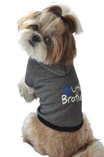 Ruff Ruff and Meow Dog Hoodie, Little Brother, Black, Extra Small  Pet Hoodies 
