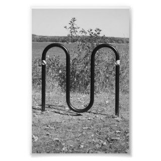 Alphabet Letter Photography M5 Black and White 4x6