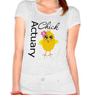 Actuary Chick Tee Shirts