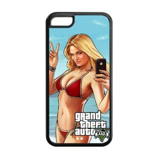 Grand Theft Auto Case Cover for iPhone 5C Cell Phones & Accessories