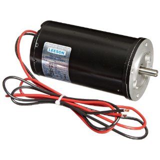 Leeson 970.601 Low Voltage Commercial DC Metric Motor, 56D Frame, B14 Mounting, 1/8HP, 3000 RPM, 24V Voltage Electronic Component Motor Drives