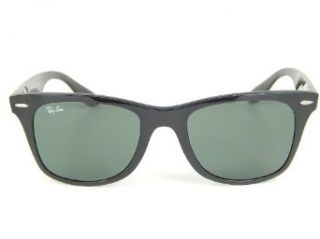 New Ray Ban Liteforce Wayfarer Tech RB4195 601/71 Black/Green 52mm Sunglasses Clothing