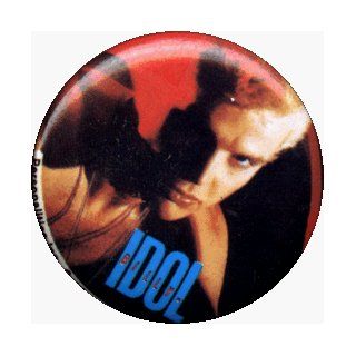 Billy Idol   Rebel Yell (Face Shot)   AUTHENTIC 1980's RETRO VINTAGE 1.25" Button / Pin Clothing