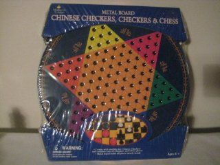 Metal Board, Chinese Checkers, Checkers & Chess Toys & Games