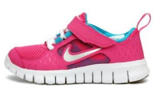 Nike Free Run+ 3 (Kids)   Night Stadium / White Polarized Pink, 6 M US Shoes