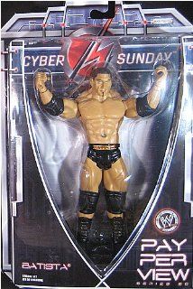 WWE Wrestling PPV Pay Per View Series 20 Action Figure Batista Toys & Games