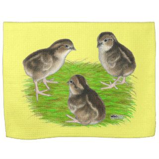 Bobwhite Quail Chicks Towel