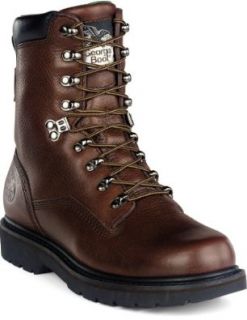 Georgia Men's 8 inch Retro Brown Comfort Core Renegades Work Boot G8114 Shoes