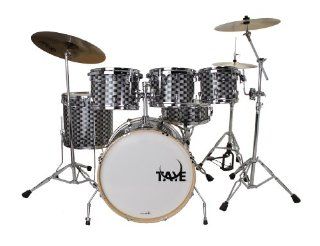 Taye Drums RP622C BNW 5 Piece Drum Set Musical Instruments