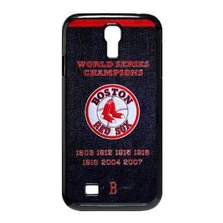 Custom Boston Red Sox Cover Case for Samsung Galaxy S4 I9500 S4 606 Cell Phones & Accessories