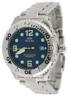 Sicura Men's 300M Automatic Diver Watch #SM606 MN (Blue Dial) Watches