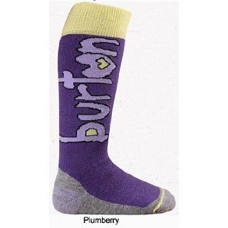 Burton Scout Girls Snowboard Socks (S/M (13 1) US Youth, plumberry) Clothing