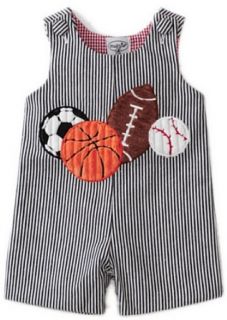 Mud Pie Baby boys Newborn All Boy Sports Shortall, Multi Colored, 9 12 Months Infant And Toddler Rompers Clothing