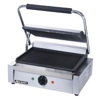 Adcraft SG 811E Commercial Panini Press Grill NSF Kitchen & Dining