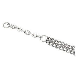 7.5" Chain Bracelet With 1.25" Extender  Nonreturnable Stainless Steel 7.5" Bracelet Brc624 Jewelry