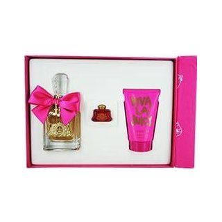 VIVA LA JUICY by Juicy Couture Perfume Gift Set for Women (EAU DE PARFUM SPRAY 3.4 OZ & BODY CREAM 4 Health & Personal Care