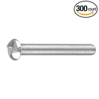 (200pcs) #8 32 X 3/8 Security Machine Screws Round Head One Way Slotted Stainless Steel Ships FREE in USA
