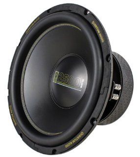 Brand New Quantum Audio QAW12D4 12" 2500 Watt Peak / 625 Watt RMS Dual 4 Ohm Car Sub Subwoofer with Black Electro Plated Finished Top and Bottom Plate  Vehicle Subwoofer Systems 
