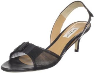 Isaac Mizrahi Women's 626 Sandal,Black Tulle,36 EU (US Women's 6 M) Shoes
